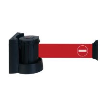 Enrouleur Mural Avec Sangle Rouge Avec Logo Sens Interdit 5m X 50mm - 2051095 - Bricoman