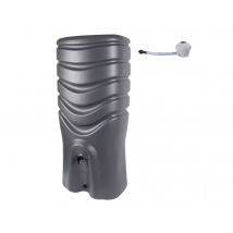Récupérateur D'Eau De Pluie 350 L Recup'o + Kit Collecteur - Coloris Anthracite - Eda - Bricoman
