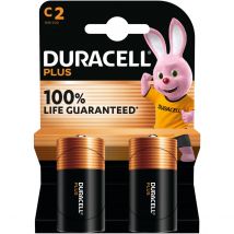 Pile Duracell Lr14 C Lot 2 Piles Plus - Bricoman