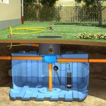 Kit Complet Récupérateur Eau De Pluie A Enterrer 5000l Usage Jardin Ds Eau - Bricoman