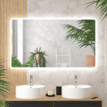 Miroir Salle De Bain Avec Eclairage Led - 120x70cm - Go Led - Bricoman