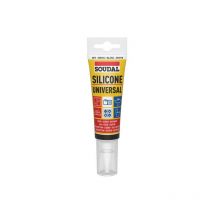 Silicone Universel - Mastic Silicone Acétique Universel - Soudal - 80 Ml Transparent - Bricoman