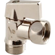 Robinet D'Arrêt 1/4 De Tour Équerre Manette Métal - Sferaco - Bricoman