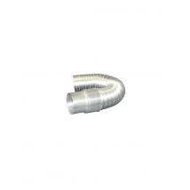 Flexible Gaz Pour Raccordement - 1,5m De Longueur Extensible - Modèle Flexor Gaz - Diamètre 153/160 Mm - Livré Avec Raccord - Bricoman