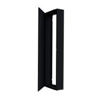 Coffret D'Habillage Atole 13 Modules En Acier Noir Pour Tableaux Électriques - H 117 X L 34 X P 14 Cm - Réf. Rch600nr - Bricoman