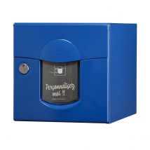 Boite Aux Lettres Soléa 2 Portes Bleu Ral 5010 Brillant - Bricoman