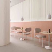 Faience Beige Stripes Dove 7,5x30cm - Bricoman