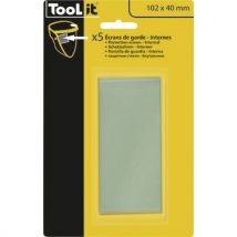 Vitre De Protection De Rechange Pour Masque De Soudure Gys 040830 5 Pc(s) - Bricoman