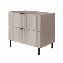 Meuble Sous Vasque Sur Pieds Flow Cachemire 80 Cm - Bricoman