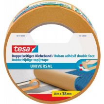 Ruban Adhésif Double Face Universel 25m X 38mm Universal (par 8) - Bricoman
