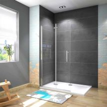 Aica Paroi De Douche Pliante 75x195cm En 6mm Verre Anticalcaire Paroi Pivotante Et Pliante - Bricoman