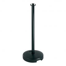 Poteau Pvc Noir Sur Socle À Lester 9kg - 2001731 - Bricoman