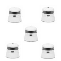 Lot De 5 Détecteurs De Fumée Certifié Nf Cavius Durée 10 Ans X5 - Lifebox - Bricoman