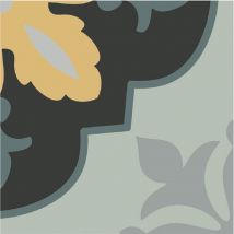 Carrelage Violet Night 15x15cm Imitation Ciment - Bricoman