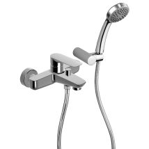 Mitigeur Bain-douche Extérieur Avec Kit Douche Réglable Paini Nove 09cr105 - Chromé - Tecnomat