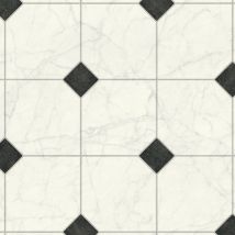 Sol Vinyle Aspect Carrelage Marbre Et Cabochon - Rouleau De 1m X 19m - Bricoman