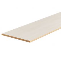 Lot De 3 Contremarches Rénovation D'Escalier Stratifié Blanc 1300 X 200 X 8 Mm - Pefc 70% - Bricoman