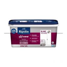Peinture Extreme Murs Et Plafonds - Blanc Velours - Ripolin - 2,5 L - Bricoman