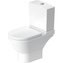 Stand Duravit Wc Kombi Starck 3 65,5cm, Sortie Horizontale, Blanc, 0126090000, Farbe: Blanc - Bricoman