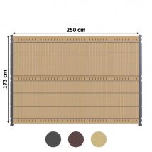 Kit Occultation Composite - L2,5 X H1,73m - Couleur : Beige - Haute Resistance - Occultant Pour Grillage Rigide - Bricoman