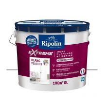 Peinture Extreme Murs Et Plafonds - Blanc Velours - Ripolin - 10 L - Bricoman
