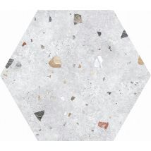 Carrelage Hexagonal Granitia Gris 49x56 Cm - Bricoman