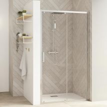 Porte De Douche Coulissante Kinedo Smart Design L1,20m H2,05m Verre 6mm Anti Calcaire Transparent - Bricoman