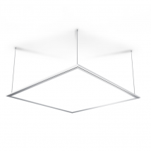 Xanlite - Plafonnier Led Carré - Cons. 40w - 4800 Lumens - Blanc Neutre - 3 Modes De Fixation - Pa3000nw - Bricoman