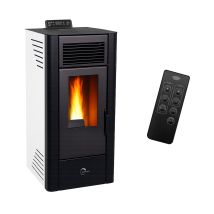 Poêle À Granulés Air Anita 11,6 Kw Blanc Sannover - Tecnomat