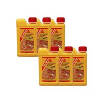 Lot De 6 Décapants De Laitance Du Ciment - Sika Décap - Ambré - 500ml - Bricoman