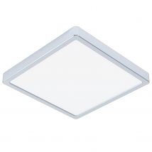 Luminaire En Saillie Fueva 5 Ip44 Led 20,5w En Acier Chrome 285x285x30mm - Bricoman