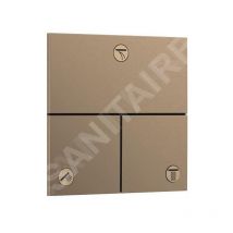 Hansgrohe Showerselect Comfort - Inverseur Encastré, 3 Sorties, Bronze Brossé 15573140 - Bricoman