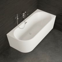 Baignoire Ilot Capri 170 Droite Blanche 170 X76 X58 Cm, By Spalina - Bricoman