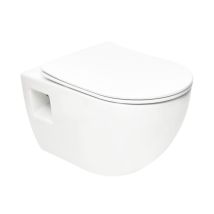 Project Wc Suspendu Sans Bride Avec Abatant Softclose, Blanc (satwcpro010rrexp) - Tecnomat