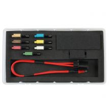 Kit Test De Circuit Electrique Auto Avec Fusibles Disjoncteurs 8 Pcs - Bricoman