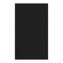 Receveur De Douche 90 X 120 Cm Suez Surface Ardoisée Noir - Bricoman