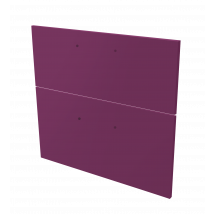 Ondee Zen - 2 Façades De Tiroir Mixy - Pour Meuble De Salle De Bain - 60cm - Aubergine - Laqué - Bricoman