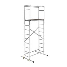 Echafaudage Roulant D'Escalier Intérieur Et Extérieur 2,5m/4,5m En Aluminium Hailo Hobbystep H5 - Bricoman