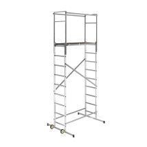 Echafaudage Roulant D'Escalier Intérieur Et Extérieur 2,5m/4,5m En Aluminium Hailo Hobbystep H5 - Bricoman