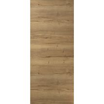 Porte Coulissante Chêne Authentique - L830mm - Non Percée - Bricoman
