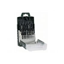 Set De 19 Brocas Para Metal Hss-r, Din 3381,0 1,5 2,0 2,5 3,0 3,5 4,0 4,5 5,0 5,5 6,0 6,5 7,0 7,5 8,0 8,5 9,0 9,5 10,0 Mm - Bricoman
