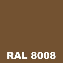 Peinture Sol Mat - Metaltop - Brun Olive - Ral 8008 - Pot 5l - Bricoman