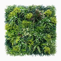 Mur Végétal Artificiel Luxury 1 M × 1 M – Panneau Décoratif Premium Fausse Plante Intérieure Extérieure Balcon Terrasse - Tecnomat