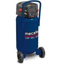 Compresseur Vertical - Mecafer - 425790 - 50 L - Bleu Coaxial - Sans Huile - Bricoman