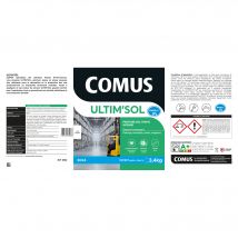 Ultim'sol Gris Ciment 4kg - Ultim'sol Peinture Sol Epoxy Bi-composante En Phase Aqueuse Pour Trafic Intense - Bricoman