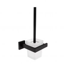 Porte Balai Wc Mural Noir - Nara - Bricoman