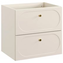 Meuble Suspendu Sous Lavabo Donna Sand Beige 60 Cm - Bricoman