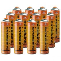 Pack De 12 Cartouches De Gaz 330gr Butane Propane Mix 600ml Valve 7/16 Kemper - Bricoman