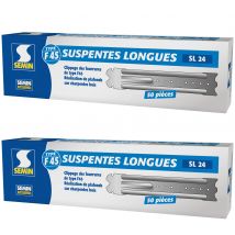 Suspentes Longues 240 Mm F45 Semin, Boite De 50 (lot De 2) - Bricoman