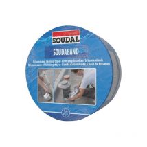 Soudaband Alu - Bande D'Étanchéité Autocollante - Soudal - Rouleau De 30 Cm X 10 M - Bricoman